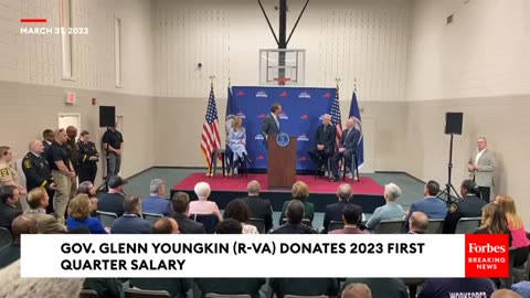 Virginia Governor Glenn Youngkin Donates His Entire First Quarter Salary