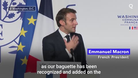 Macron Cheers as French Baguettes Granted UNESCO Status