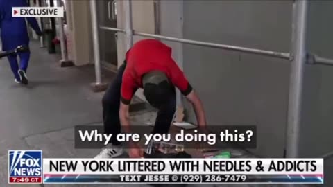 New York littered with needles and addicts