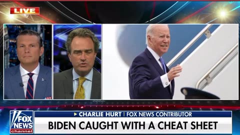 Charlie Hurt: Biden caught with reporters questions