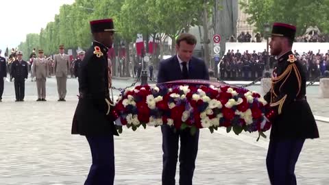 Macron leads WW2 Victory Day commemoration in Paris