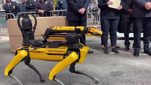 NEW - NYPD adds "robot dog" to force.