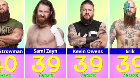 Age of WWE wrestlers 2023