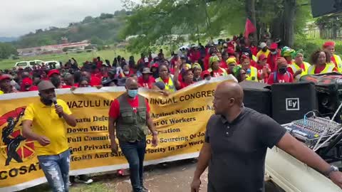 Cosatu March in PMB