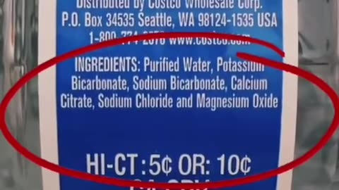 Check your bottled water