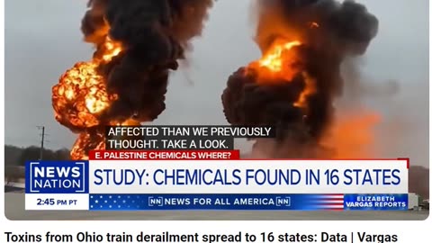 Toxins from Ohio train derailment spread to 16 states: Data | Vargas Reports