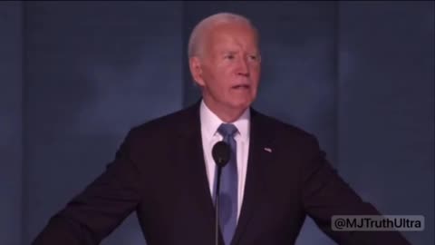 Biden's brain malfunctions during DNC speech