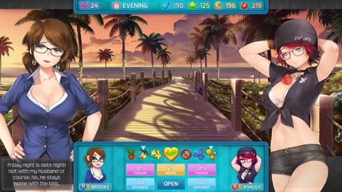 brooke all talk questions Huniepop 2 Double Date