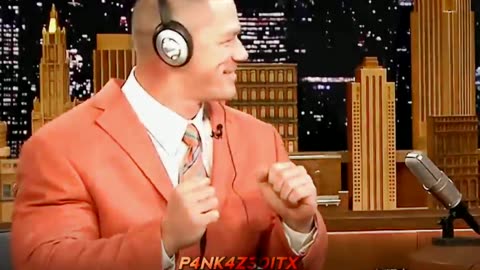 John Cena Dancing with Headphones Original and Edit