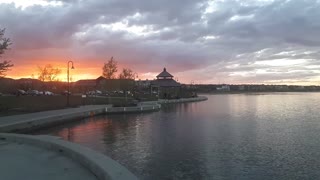 Chestmiere lake in Calgary