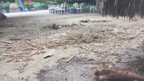 Así quedó el balneario de Menzuly tras la emergencia