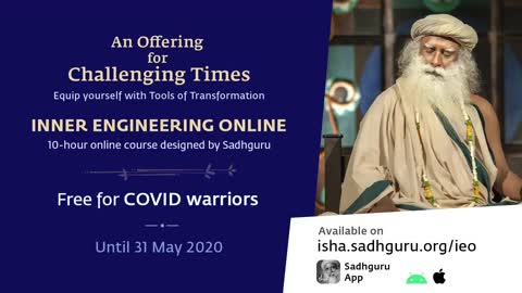 🔴when sadhguru is asked about covid-19....???