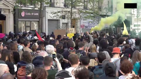 FRANCE - Neither Macron nor Le Pen - Protest in Paris