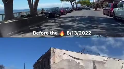 Lahaina Maui Before and after