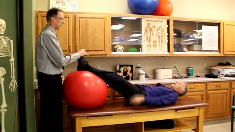 Leg Strengthening after Stroke Using Exercise Ball- Easy Treatment