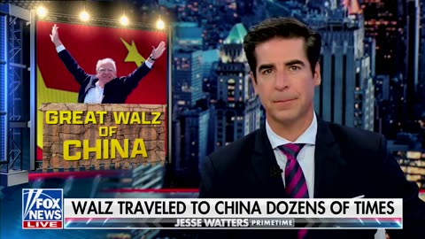 Jesse Watters EXPOSES Tim Walz's Shocking Ties To Chinese Communists