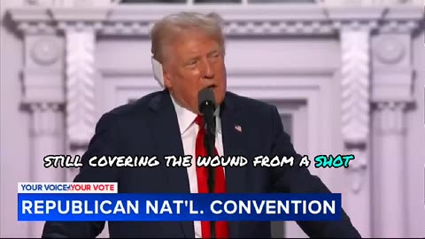 A summary of Trump's remarks from the RNC (Republican National Convention)