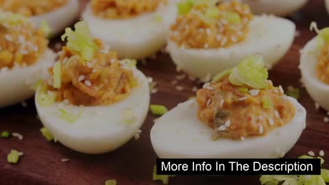 Lose Weight By eat Keto Bacon and Kimchi Deviled Eggs