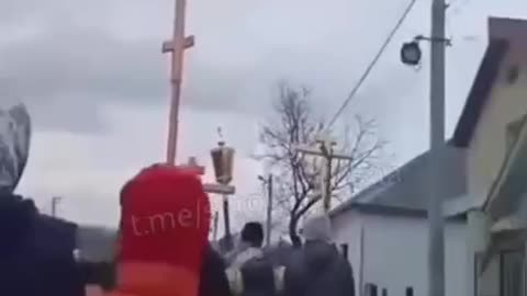 In Transcarpathia, Nazis attacked the Ukrainian Easter Procession.