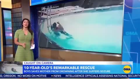 Ten Year Old Hero Saves Epileptic Mom From Drowning In Their Pool