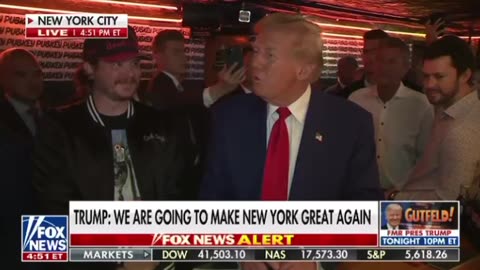 President Trump makes campaign stop at NYC bitcoin bar