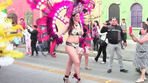 Bolivian dance music show and festival in Santiago, Chile