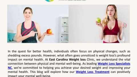 Do Weight Loss Specialists NC Improve Mental Health?