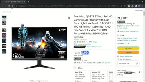 Best Budget Gaming Monitors 2024 _ Budget Gaming Monitors under 300 usd