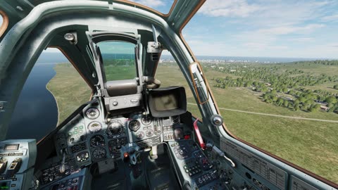 DCS - Landing the SU-25T - now without driving off the runway. And using a joystick :]