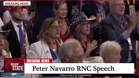 GST - STRAIGHT OUT OF PRISON: Peter Navarro ELECTRIFIES the RNC!