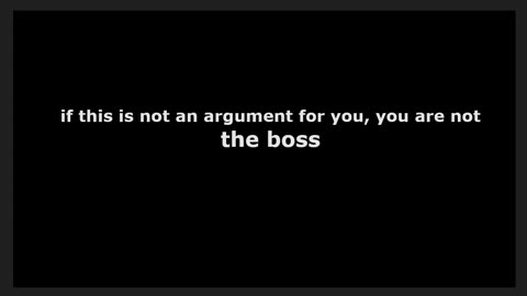 are you the boss?