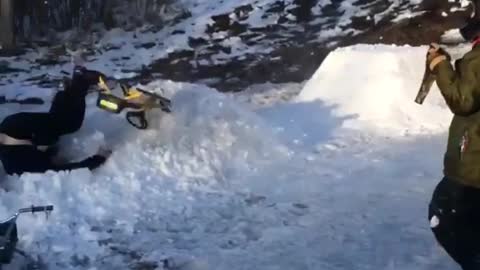 Sledding Backflip Fail