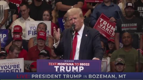 President Trump Montana Rally 8 9 24