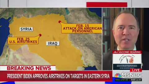 Andrea Mitchell And Adam Schiff Discuss The Airstrikes In Iraq And Syria