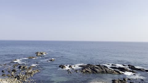 (Landscape) Donghae Sea, Naksansa Temple (Yangyang, Gangwon-do, South Korea)