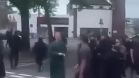 Muslims have taken to the Streets with Weapons in the UK