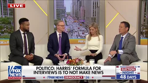 'Fox & Friends' notices Harris repeating same script