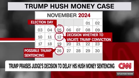 Reporter on why Trump’s hush money sentencing delay is great news for him … for now