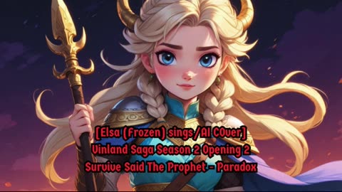 [Elsa sings/AI Cover] Vinland Saga Season 2 Opening 2 | Survive Said The Prophet - Paradox