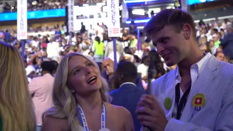 These people at the DNC had no idea this dude is making fun of them.