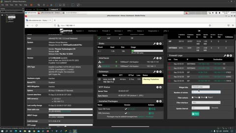 Probando algunos ajustes con pfSense