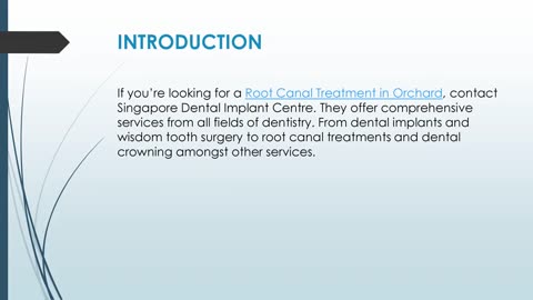 Best Root Canal Treatment in Orchard