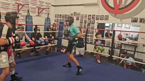 Joey sparring Tommy 2. 9/17/24