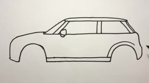 Draw The Lines Of The Car Chassis