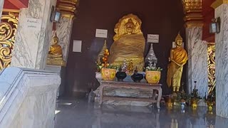 City pillars shrine Buddhist temple in UdonThani