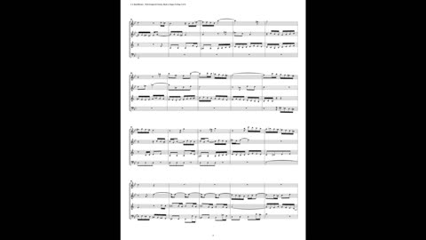 J.S. Bach - Well-Tempered Clavier: Part 2 - Fugue 12 (Woodwind Quartet)