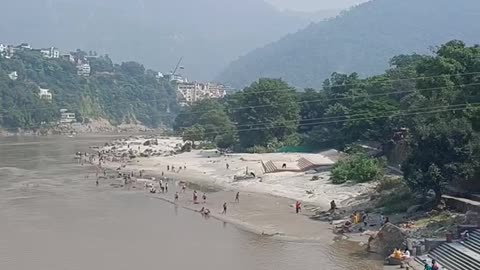 Rishikesh near ganga river