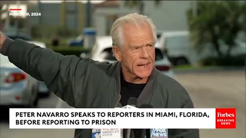 Peter Navarro Final Statements before Prison - 3-19-24