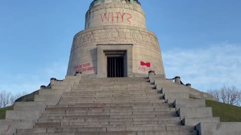 The Russian embassy showed what vandals did on the memorial to Soviet soldiers