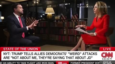 Watch how CNN treats JD Vance vs Tim Walz